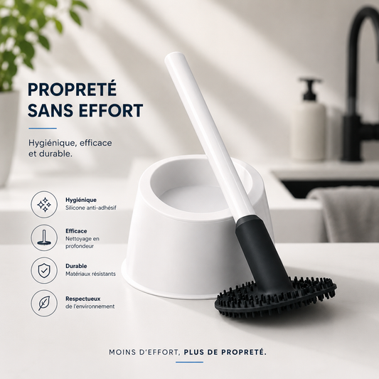 Brosse à toilettes révolutionnaire
