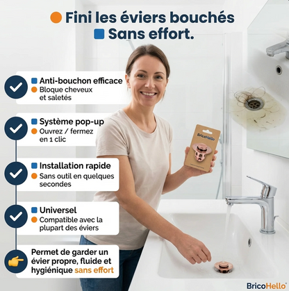 Bouchon d'évier Indestructible