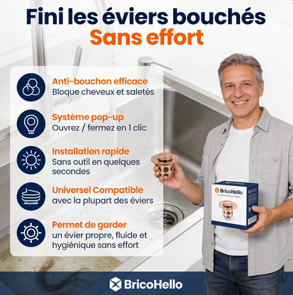 Bouchon d'évier Indestructible
