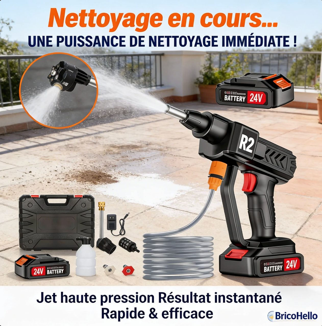 Pistolet arroseur haute pression R2