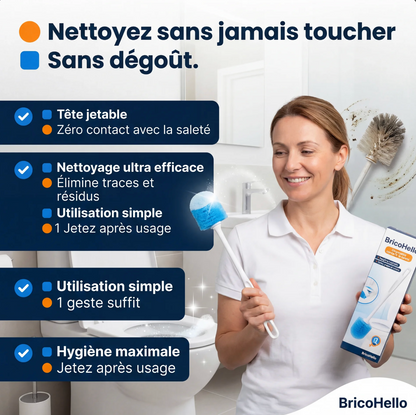Brosse WC jetable-ultra performante