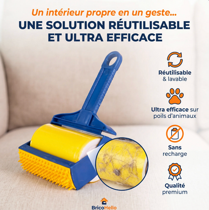 Rouleau pour animaux réutilisable