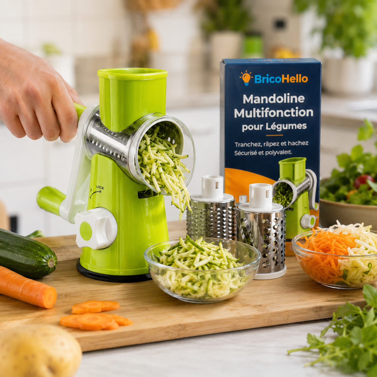Rotochef - Mandoline Multifonction pour Légumes