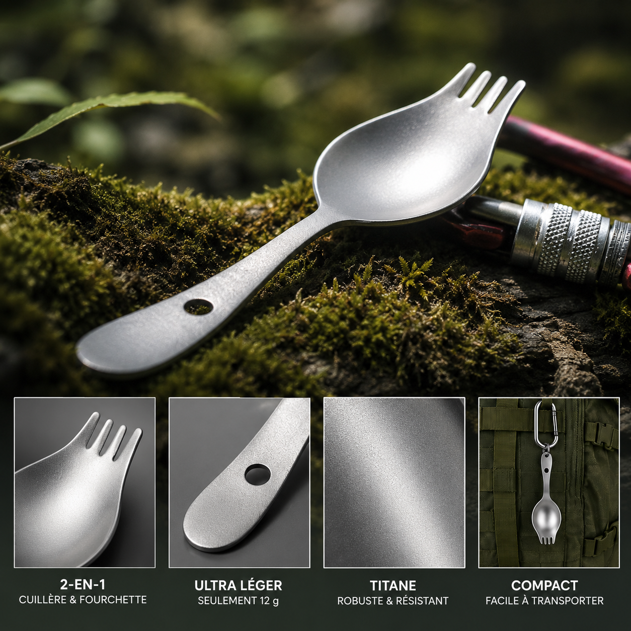 Georgette - Couvert multi-fonction en inox