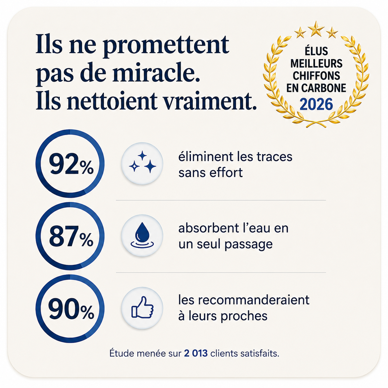 TopClean- Chiffon en Fibre de Carbone