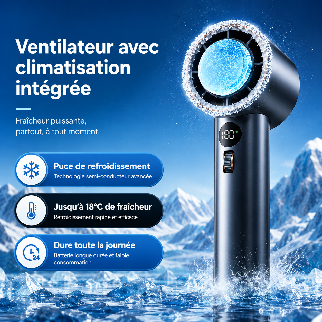 Fresh - Mini ventilateur Révolutionnaire