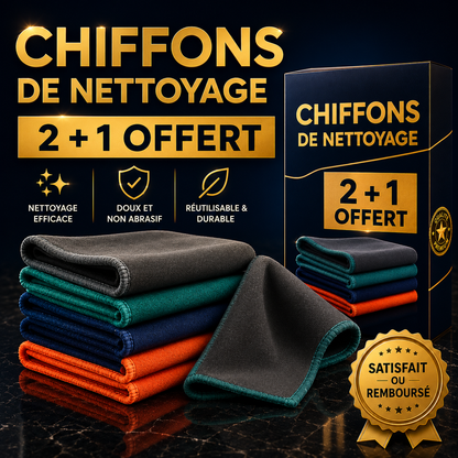 TopClean- Chiffon en Fibre de Carbone