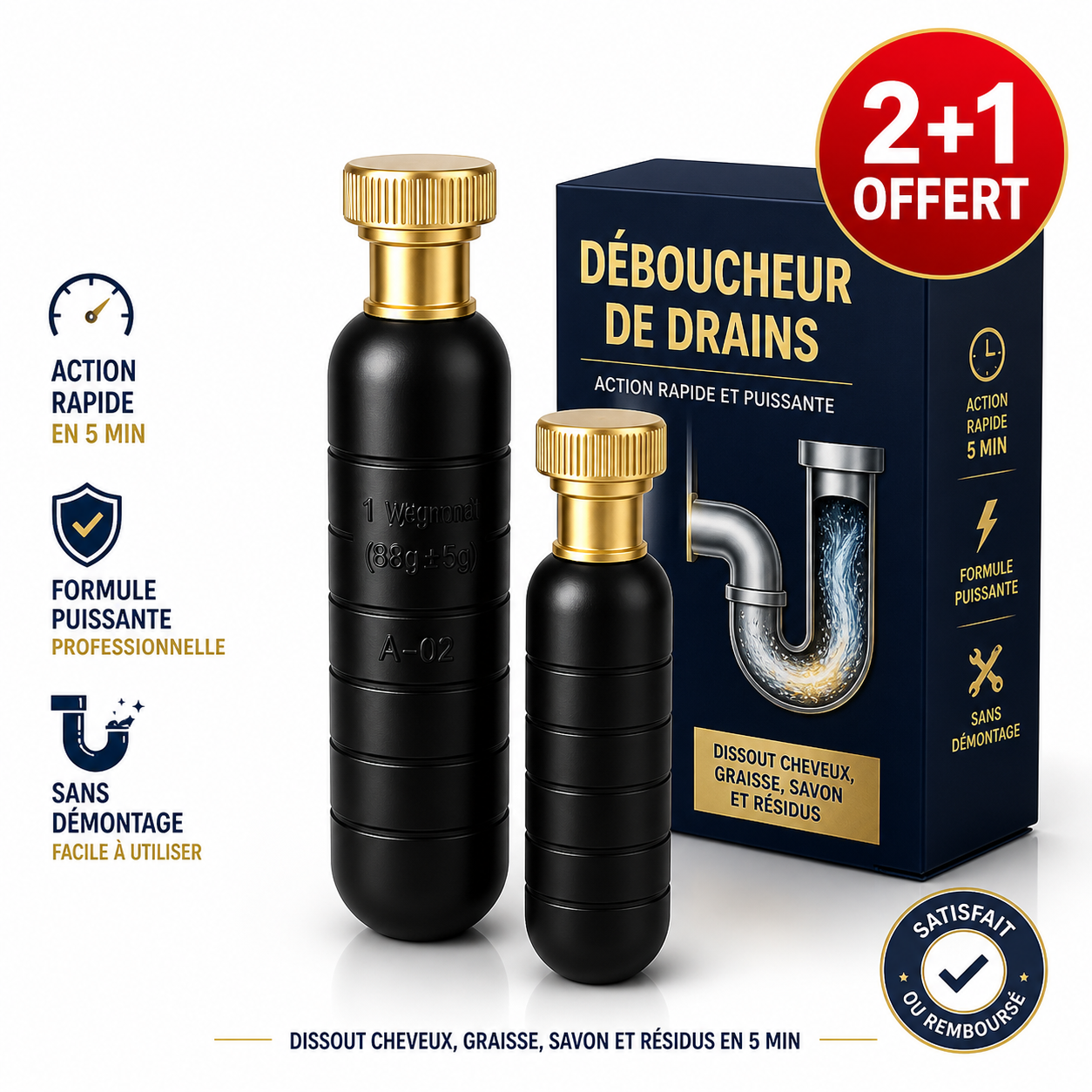 Déboucheur de canalisation révolutionnaire