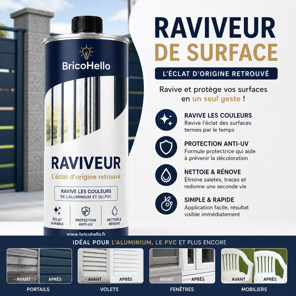 Raviveur de surface révolutionnaire