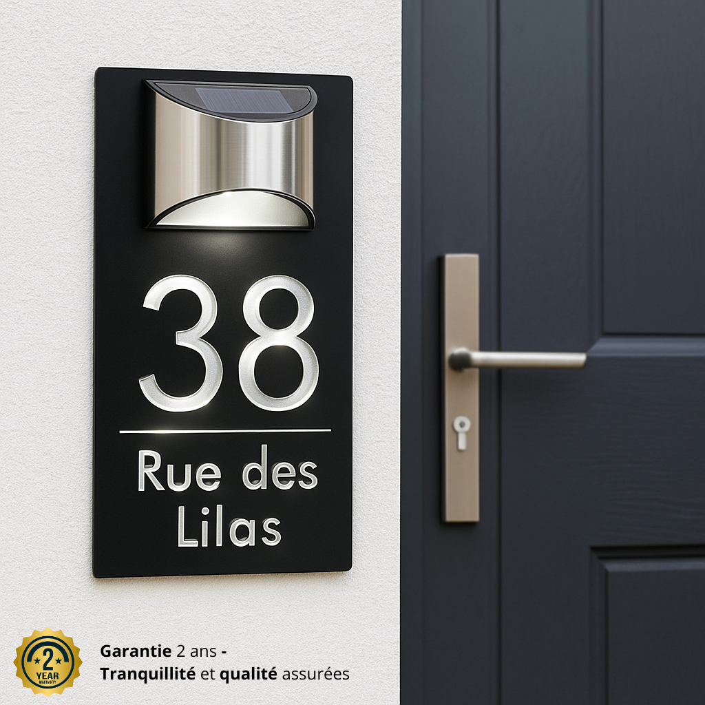 Plaque d'adresse personnalisée