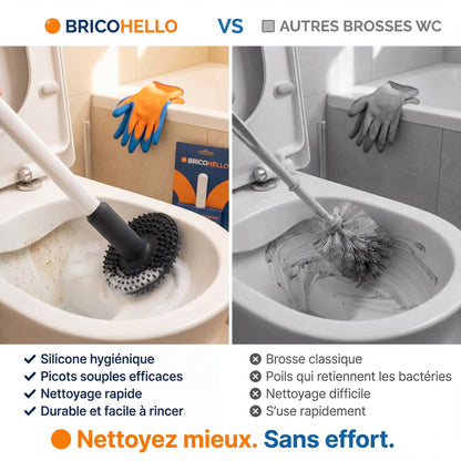 Brosse en Silicone révolutionnaire - BRICO HELLO