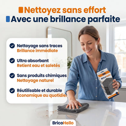 Chiffon en microfibre révolutionnaire - BRICO HELLO