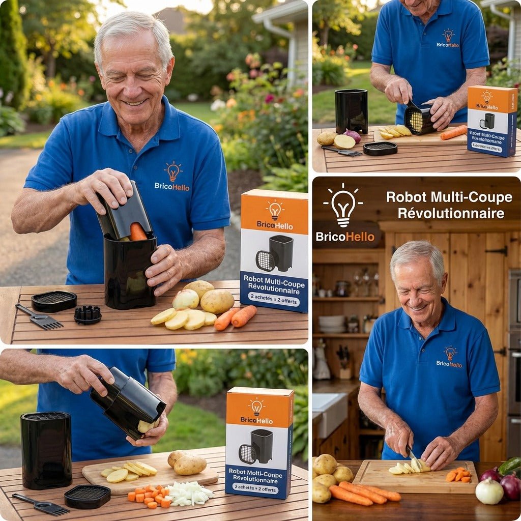 Découpeur de Légumes Premium - BRICO HELLO