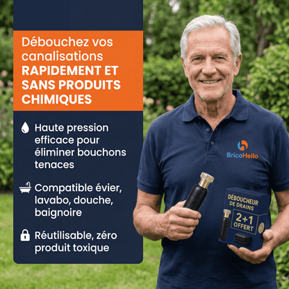 Drain King – Déboucheur Canalisation - BRICO HELLO