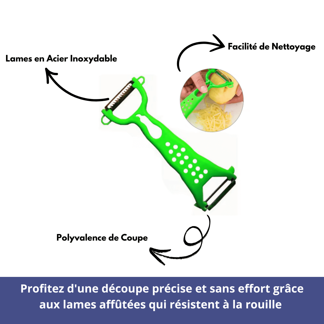 Éplucheur de Légumes Double Face - BRICO HELLO