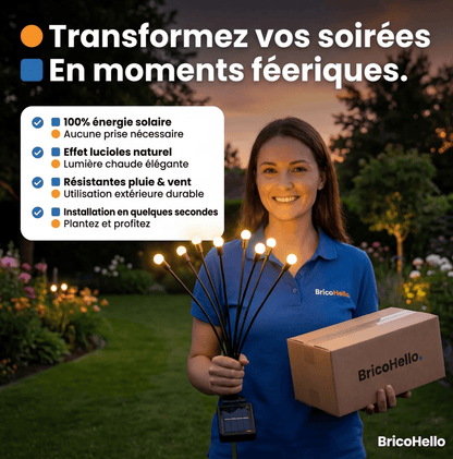 Lampes Lucioles Solaires - BRICO HELLO