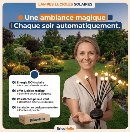Lampes Lucioles Solaires - BRICO HELLO