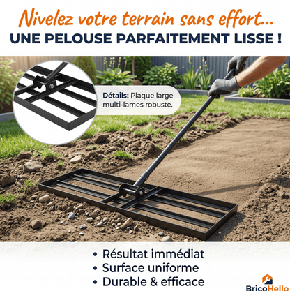 Niveleur de pelouse révolutionnaire - BRICO HELLO