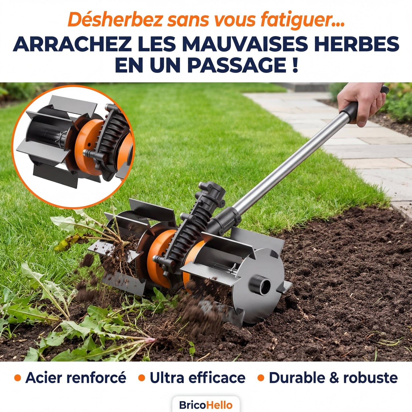 Roue de désherbage H22 - BRICO HELLO