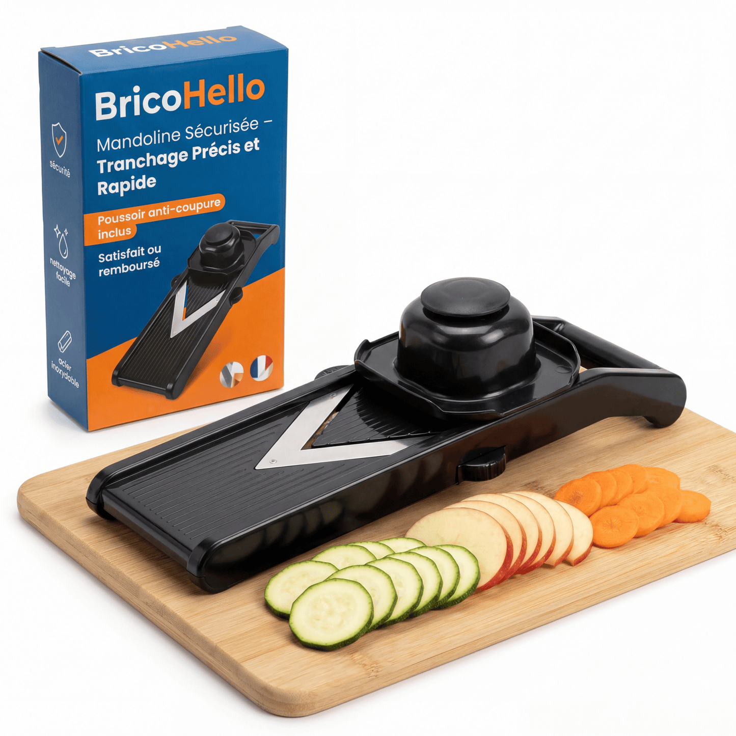 Trancheuse Mandoline 3 en 1 - BRICO HELLO