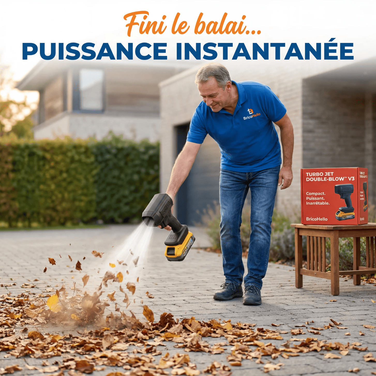 Turbo Jet - Souffleur portable ultra - puissant - BRICO HELLO